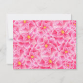 Carte Nous l'avons fait marié à la fête de mariage rose  (Dos)