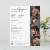 Carte Nous le faisons - Tout en un BW - QR - 5 Photos - (Debout devant)