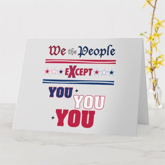 Carte Nous le peuple (Fleur jaune)