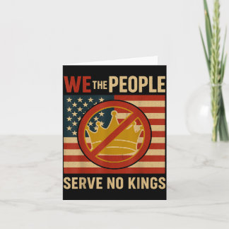 Carte Nous Le Peuple Ne Servons Aucun Roi Patriotique