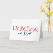 Carte Nous l'est de personnes. 1776 (Fleur jaune)