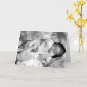 Carte Nous leur tenons la main juste un moment... (Fleur jaune)