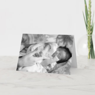 Carte Nous leur tenons la main juste un moment...