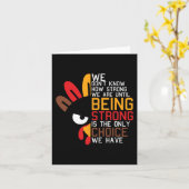 Carte Nous Ne Savons Pas À Quel Point Nous Sommes Forts  (Fleur jaune)