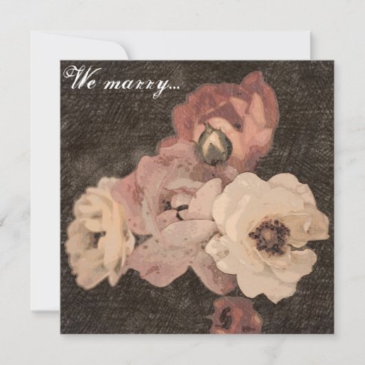 Carte Nous nous marions... (Devant)