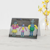 CARTE NOUS NOUS SOMMES RASSEMBLÉS JUSTE POUR *VOTRE ANNI (Fleur jaune)