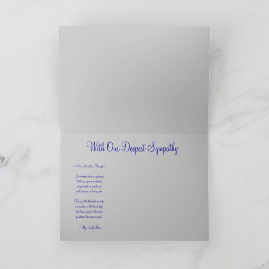 Carte Nous passons tous à travers, avec une profonde sym (Intérieur)