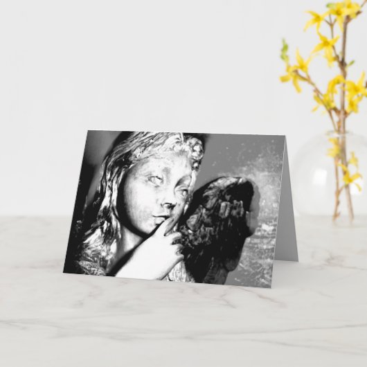 Carte Nous passons tous à travers, avec une profonde sym (Fleur jaune)