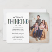 Carte Nous pensons à toi (Devant)