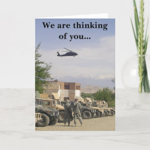 Carte Nous pensons à vous...