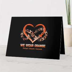 Carte Nous Portons Orange Multiple Sclerosis Sensibilisa