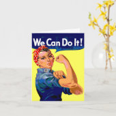 Carte Nous Pouvons Le Faire (Fleur jaune)