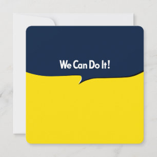 Carte Nous pouvons le faire Rosie