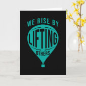 Carte Nous prenons la parole en levant d'autres citation (Fleur jaune)