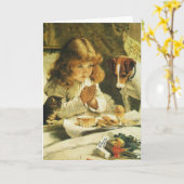 Carte Nous Prions, Suspendez Charles Burton Barber (Fleur jaune)