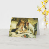 Carte Nous Prions, Suspendez Charles Burton Barber (Fleur jaune)