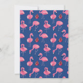 Carte Nous rassemblons des Flamants roses roses vacances (Dos)