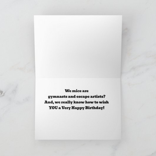 CARTE NOUS SAVONS COMMENT FAIRE LA FÊTE - OUI NOUS LE FA (Intérieur)