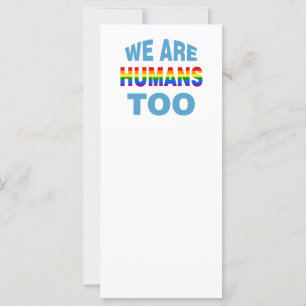 Carte Nous sommes aussi des humains