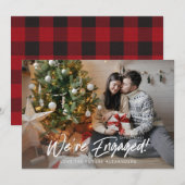 Carte Nous sommes engagés H Photo Buffalo Check (Devant / Derrière)