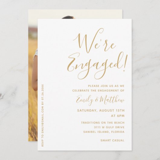 Carte Nous sommes engagés pour une partie d'engagement p (Devant / Derrière)