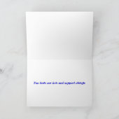 Carte Nous sommes là pour vous (Intérieur)