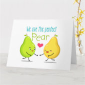 Carte Nous Sommes L'Oreille Parfaite | Saint Valentin |  (Fleur jaune)