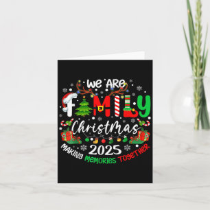 Carte Nous sommes Noël de famille 2025 Faire basculer le