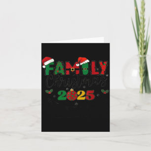 Carte Nous sommes Noël en famille 2025 Créer des souveni