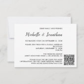 Carte Nous sommes partis en voyage de noces avec un code (Dos)