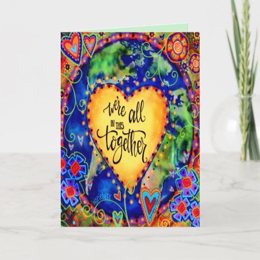 Carte "Nous sommes tous dans cette situation ensemble" I (Devant)