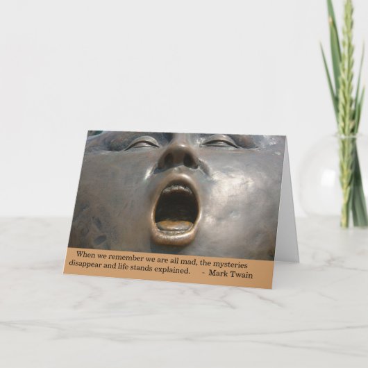 Carte Nous sommes tous fous (Devant)