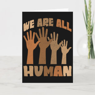 Carte Nous sommes tous humains Mélanine Histoire noire A