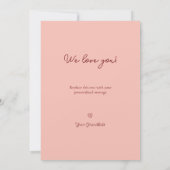 Carte Nous t'aimons Grand-mère Six Photo avec Texte Coeu (Dos)