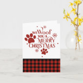 Carte Nous t'avons fait la malédiction d'un joyeux chien (Fleur jaune)