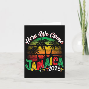 Carte Nous voilà en Jamaïque 2025 Voyage familial d'été