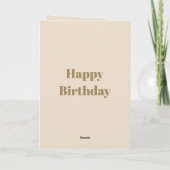 Carte Nous vous aimons Papa ajouter 6 photos bleu marron (Dos)