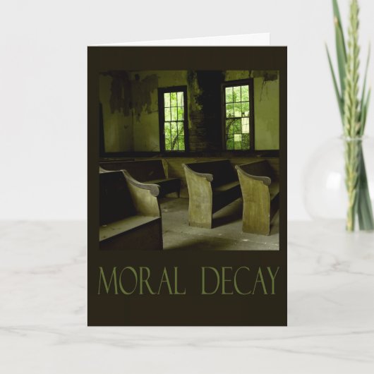 Carte Nous vous avons manqués à l'église (Devant)