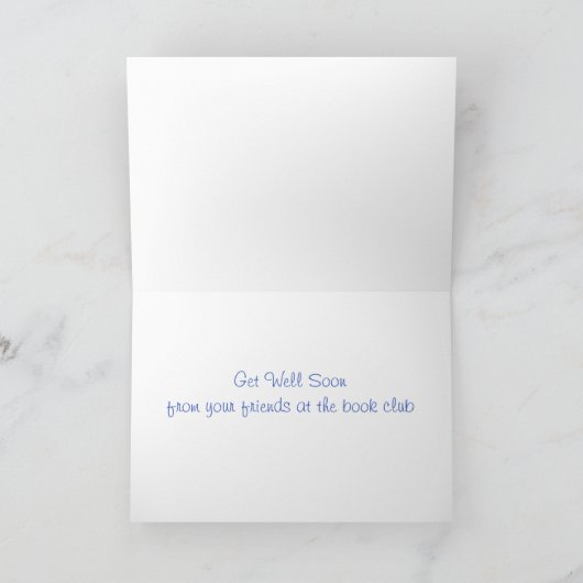 Carte Nous vous manquons bien bientôt d'un groupe d'amis (Intérieur)