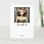 Carte Nous vous souhaitons paix intérieure et harmonie (Dos)