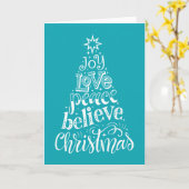 Carte Nous vous souhaitons un Joyeux Noël et une Bonne A (Fleur jaune)