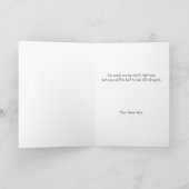 Carte Nous Vous Souhaitons Une Récupération Rapide (Intérieur)