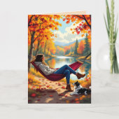 Carte Nous vous souhaitons une saison d'automne paisible (Devant)