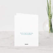Carte Nouveau Baby Boy Note Card (Dos)