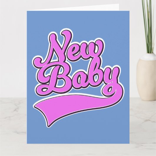 Carte Nouveau bébé (Devant)