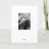 Carte Nouveau bébé (Dos)