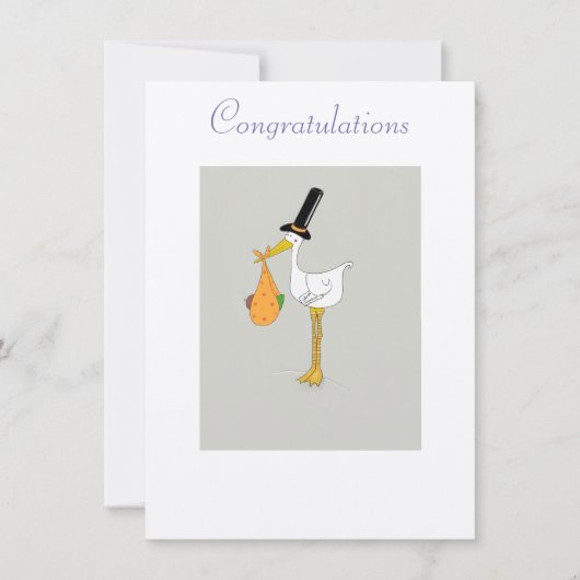 Carte Nouveau bébé (Devant)