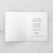 Carte Nouveau bébé 3 photo collage élégant merci (Intérieur)