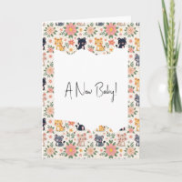 Nouveau bébé chats et fleurs de la jungle