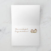 Carte Nouveau bébé, congratulations, Cute Birds (Intérieur)